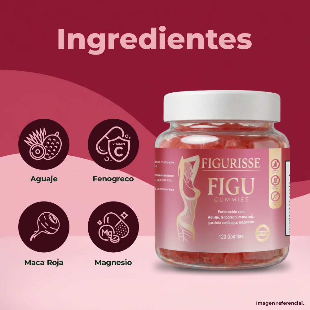 FIGU GUMMIES - GOMITAS FEMME+ AGUAJE Y FENOGRECO